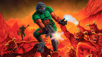 Doom (1993) - Official, Doomguy HD wallpaper