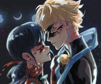 Adrien Agreste & Marinette Dupain-Cheng, Ladybug (Marinette Dupain-Cheng), Cat Noir (Miraculous Ladybug), TV Show, Miraculous Ladybug HD wallpaper