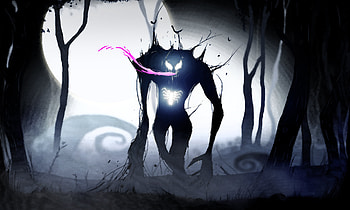 Venom Neon Art, venom, superheroes, deviantart, artist, artwork HD wallpaper