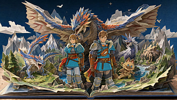 Monster Hunter Stories 3: Twisted Reflection — Epic, Video Game, Dragon HD wallpaper