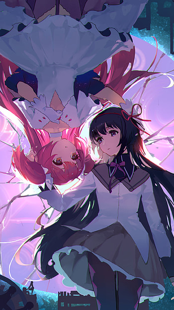 Madoka & Homura Magic: Enchanted Anime , Anime, Puella Magi Madoka Magica HD phone wallpaper