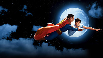 Superman (1978) — Moonlit Flight, Superman (1978) HD wallpaper