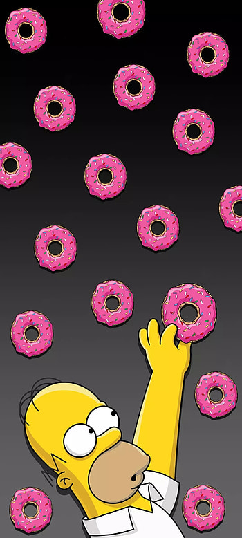 Punch Hole , art, pink HD phone wallpaper