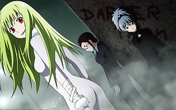 Darker Than Black, blue, darker, black, than, eyes, mist, anime, violet, green, red, hair, female HD wallpaper