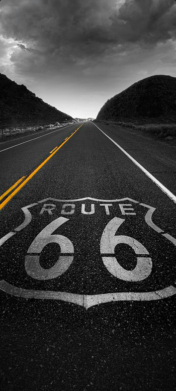 Life, sky, graph, road, route 66 HD phone wallpaper