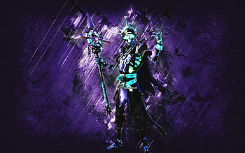 Fortnite Skellemint Oro Skin, Fortnite, main characters, purple stone background, Skellemint Oro, Fortnite skins, Skellemint Oro Skin, Skellemint Oro Fortnite, Fortnite characters HD wallpaper