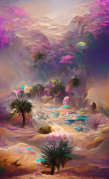 Desert Oasis 01, sand HD phone wallpaper