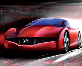 Honda Small Hybrid Sports, honda, car, hybrid, cars, red, fast, sports, small HD wallpaper