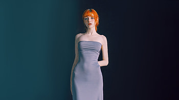 Girl Orange Hairs , girls, model HD wallpaper