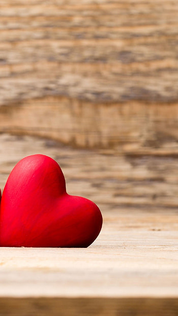 Love , Cute, Red Heart HD phone wallpaper