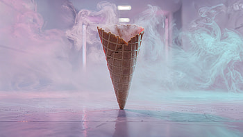 Waffle Cone, Ice Cream Cone HD wallpaper