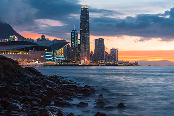 Skyline During Golden Hour , skyline, nature, buildings HD wallpaper