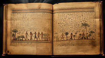 Ancient Egyptian Book, man made, book HD wallpaper