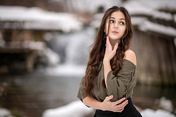 Cute Girl Art , girls, model, cute HD wallpaper