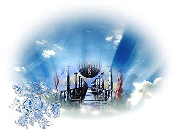 Sky Walk, sky, fantasy, art, walk HD wallpaper