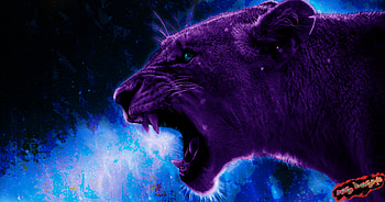 Lion Artistic, lion, animals, artist, artwork, digital-art, deviantart HD wallpaper