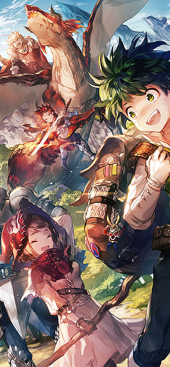 All Might & 1-A: Deku, Bakugo, Shoto & Friends — , All Might, Ochaco Uraraka, Shoto Todoroki, Izuku Midoriya, Eijiro Kirishima, Tenya Iida, Katsuki Bakugou, Anime, My Hero Academia HD phone wallpaper