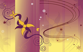 Flower fantasies, pink, nature, leafs, flower HD wallpaper