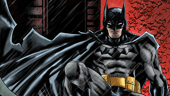 Just A Batman Hanging Out , batman, superheroes, artist, artwork, digital-art, artstation HD wallpaper