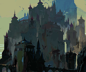 Forgotten City, fantasy, city, fantasy city HD wallpaper