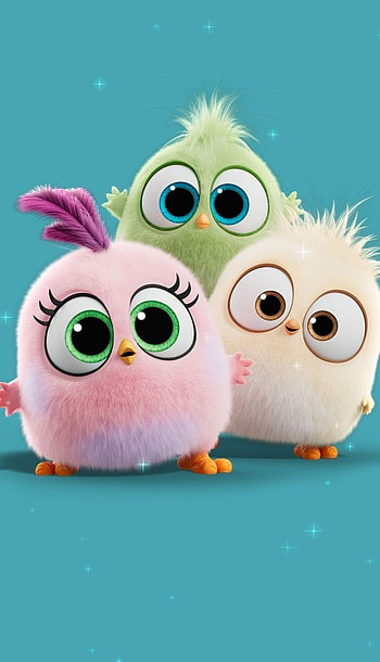 Cute birds cartoon, rio, fluffy HD phone wallpaper
