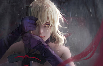 Fate Grand Order Sword Fantasy Girl , fantasy, artist, artwork, digital-art, blonde HD wallpaper