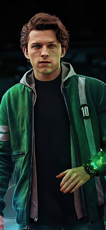 Tom Holland, Ben_10, Hollywood, Movie, green, watch, Tom_Holland, Ben10 HD phone wallpaper