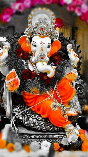 Ganesh , God Ganpati, durva HD phone wallpaper