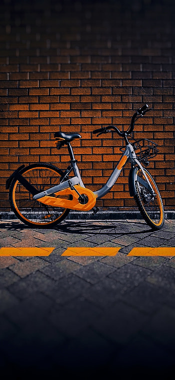 Cycle, bicycle, bright, yellow, bicycleshub HD phone wallpaper
