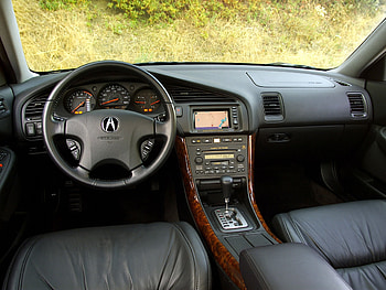 Grass, Acura, Interior, Cars, Steering Wheel, Rudder, Salon, Speedometer, Tl, 2002 HD wallpaper