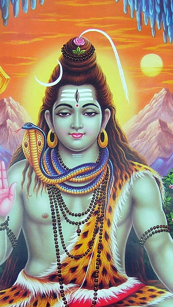 Lord Shiva Live, Sunset Background, Lord Shiva HD phone wallpaper