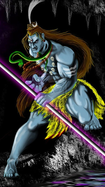 Rudra Shiva, Painting, Rudra, Shiva HD phone wallpaper