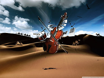music, violin, drums, osum, nice HD wallpaper