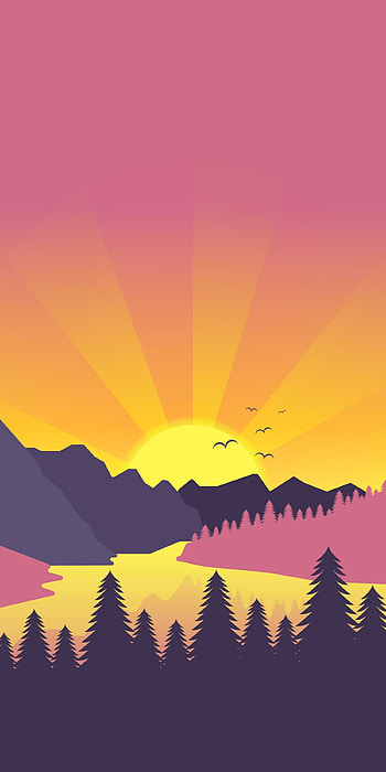 Artwork, Sunrises HD phone wallpaper