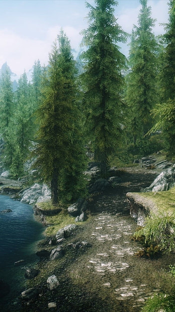 Skyrim Serenity: Epic from The Elder Scrolls V, video game, The Elder Scrolls V: Skyrim HD phone wallpaper