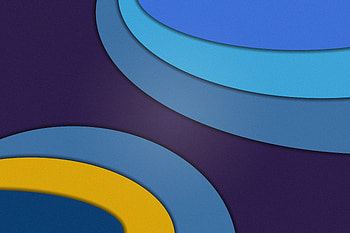 Material design, curves, abstract HD wallpaper