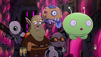 Final Space, Clarence polkawitz, Nightfall mooncake, Gary goodspeed resolution HD wallpaper