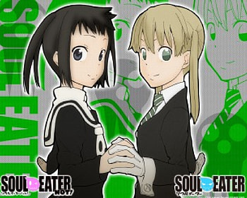 Soul eater not(Maka and Tsugumi), cute, maka, anime, tsugumi HD wallpaper