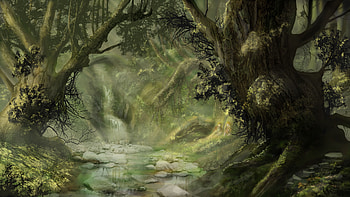 Fangorn, Movies, Artstation, Fangorn Forest HD wallpaper