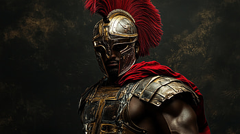 Epic Roman Gladiator, roman gladiator, warrior, armor, helmet, Ancient HD wallpaper