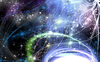 Abstract, Stars, Circles, Shine, Light, Stripes, Streaks HD wallpaper