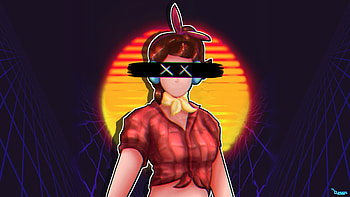 Dva Vaporwave 10k, dva-overwatch, overwatch, games HD wallpaper