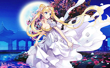 Sailor Moon Eternal Anime, Mesmerizing backgrounds, Enchanting moonlight, Magical world HD wallpaper