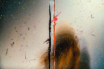 Abstract, Drops, Divorces, Spray, Blur, Smooth, Paint HD wallpaper