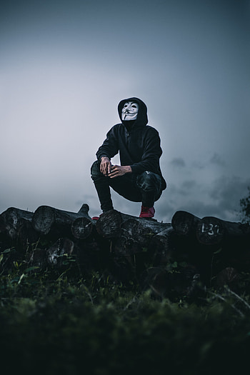 Mask, Miscellanea, Miscellaneous, Human, Person, Anonymous, Hoodie, Hoodies, Hood HD phone wallpaper