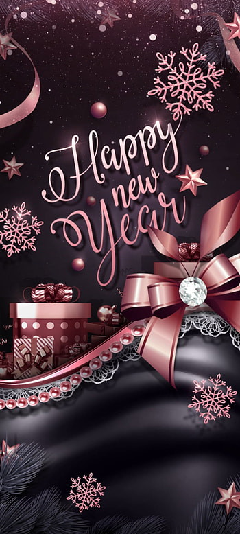 Christmas Pink Dream, magenta, Luxury, Ribbon, Diamond, Premium HD phone wallpaper