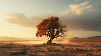 Alone Tree, tree, artist, ai, artwork, digital-art HD wallpaper
