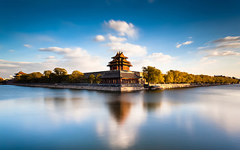 The Palace Museum, Imperial palace, lake HD wallpaper