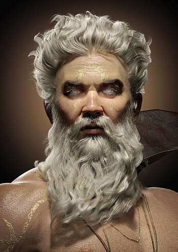 Zeus, ArtStation profile, Divine artistry, Heavenly masterpieces HD phone wallpaper