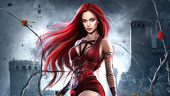 Paranormal Romance , artist, artwork, digital-art, deviantart, fantasy-girls HD wallpaper